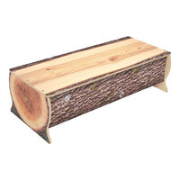 Whitney Brothers Nature View 34" x 14 1/2" x 10" Large Live Edge Wood Log Bench