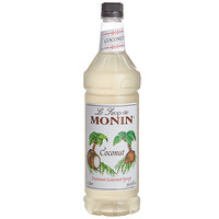 Monin Premium Coconut Flavoring Syrup 1 Liter - 4/Case