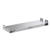 ServIt 48" Lighted Double Strip Warmer with Dual Toggle Controls - 120V, 2,060W