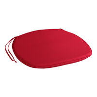 Lancaster Table & Seating Vineyard Series 1" Sweet Red Chair and Bar Stool Cushion with Ties