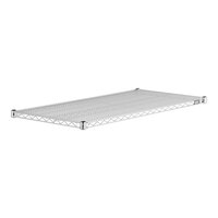 Lavex Pro 24" x 48" NSF Chrome Heavy-Duty Wire Shelf