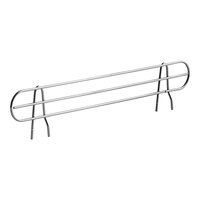 Lavex Pro 30" x 4" NSF Chrome Heavy-Duty Wire Shelf Ledge