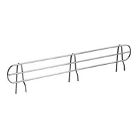 Lavex Pro 36" x 4" NSF Chrome Heavy-Duty Wire Shelf Ledge