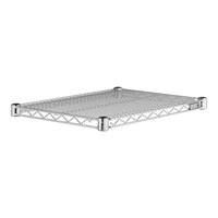 Lavex Pro 18" x 24" NSF Chrome Heavy-Duty Wire Shelf