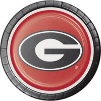 Creative Converting 336371 9" University of Georgia Paper Plate - 96/Case