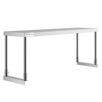 Avantco 178SS4412 12" x 44 1/2" Stainless Steel Single Deck Overshelf