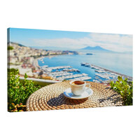 Elephant Stock 39" x 26" Coffee at Naples Canvas Wall Art