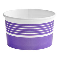 Choice 16 oz. Purple Paper Frozen Yogurt / Food Cup - 1000/Case