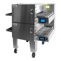 Lincoln Aperion 2424-SUV 74 inch Electric Double Stacked Impinger Conveyor Oven - 208-240V, 3 Phase