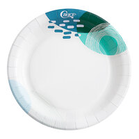 Choice 8 1/2" Lifestyle Series Medium Weight Paper Plate - 125/Pack