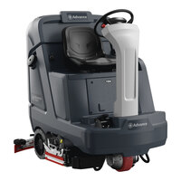 Advance SC5000 34D 56117006 EcoFlex 34" Cordless Ride-On Disc Floor Scrubber with 420 Ah Wet Batteries - 37 Gallon, 36V, 250 RPM