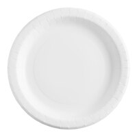 Choice 10" White Heavy Weight Paper Plate - 125/Pack