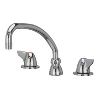 Zurn Elkay Z831J3-XL AquaSpec 2.2 GPM Deck-Mount Faucet with 9 1/2" Swing Spout, 2" Dome Lever Handles, and Ceramic Cartridges