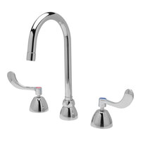 Zurn Elkay Z831B4-XL-3F AquaSpec 0.5 GPM Deck-Mount Spray Faucet with 5 3/8" Gooseneck Spout, 4" Wrist Handles, and Ceramic Cartridges