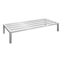 New Age 6000 Series 60" x 24" x 12" Aluminum Dunnage Rack - 1,500 lb. Capacity 6010