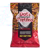 DOT'S HOMESTYLE PRETZELS Original Seasoned Pretzel Twists 2.5 oz. - 12/Case