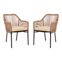 Natural with Ivory Cushion