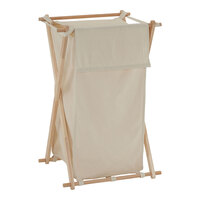 Household Essentials Laundry Hamper with Wooden X-Frame HH6785-1