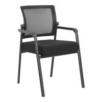 Boss Black Mesh Guest Chair