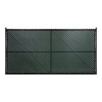 FenceScreen 350 Series 5' x 50' Green PVC Mesh PLUS Privacy Fence Screen 350-50-48GR