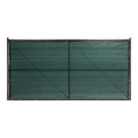 FenceScreen 200 Series Privacy Plus 8' x 50' Green HDPE Privacy Fence Screen PS200-50-78GR