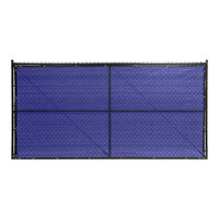 FenceScreen 200 Series Privacy Plus 8' x 50' Navy Blue HDPE Privacy Fence Screen PS200-50-78NB