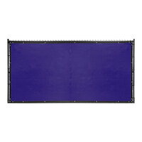 FenceScreen 750 Series 6' x 50' Navy Blue Polypropylene Privacy Fence Screen 750-50-58NB