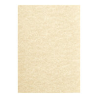 Choice 5" x 7" Heavy Weight 65 lb. Beige Menu Paper - 100/Pack