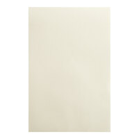 Choice 11" x 17" Heavy Weight 80 lb. Natural Linen Menu Paper - 100/Pack