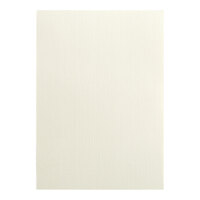 Choice 5" x 7" Heavy Weight 80 lb. Natural Linen Menu Paper - 100/Pack