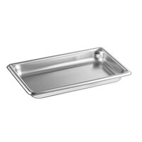 Vollrath 30412 Super Pan V® 1/4 Size 1 1/4" Deep Anti-Jam Stainless Steel Steam Table / Hotel Pan - 22 Gauge