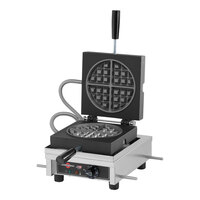 Krampouz WECCCCAS 7" Round Brussels Style Belgian Waffle Maker - 120V
