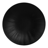 Cal-Mil Nomi 11" Black Round Melamine Coupe Plate