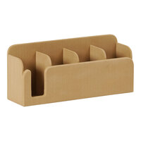 Cal-Mil Renew Faux Wood 4-Compartment Cup / Lid Organizer 23428-122