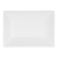 Cal-Mil Square 7" x 5" White Melamine Plate