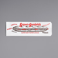 Choice 4 1/2" x 2 1/2" x 14" Submarine / Hoagie Sandwich Bag - 1000/Case