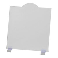 Cal-Mil Cater Choice 11" x 10" x 1/4" Clear Acrylic Hinged Lid for 1393 Boxes