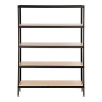 Cal-Mil Blonde 48" x 16" x 72" 4-Tier Maple Merchandising Shelf