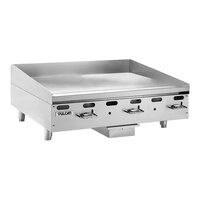 Vulcan VMG36-102 36" Liquid Propane Griddle with Manual Controls - 81,000 BTU