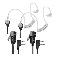 Midland AVPH3 Transparent Surveillance Headsets for GMRS and FRS Radios - 2/Pack