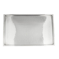 Tablecraft RPD2415 Remington Rectangular Stainless Steel Tray - 23 1/4" x 15" x 1"