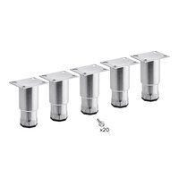 Avantco 17817559LEG5 Adjustable Leg for SS-PT, HBB, and GF Series - 5/Set