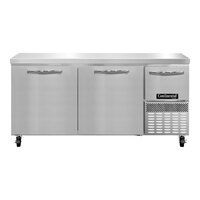 Continental Refrigerator FA68N 68" Extra-Deep Worktop Freezer with 2 Full Doors and 1 Half Door - 22 Cu. Ft.