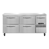 Continental Refrigerator FA68N-D 68" Undercounter Freezer with 4 Drawers and 1 Half Door - 22 Cu. Ft.