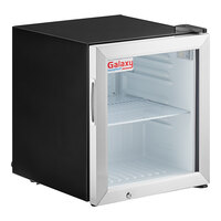 Galaxy CRG-2 Customizable Vinyl Black Countertop Display Refrigerated Merchandiser - 1.8 cu ft.