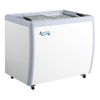 Avantco DFF9-HCL 39" Customizable Vinyl Flat Top Display Ice Cream Freezer