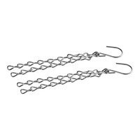 Avantco 177APSWCHAIN Strip Warmer Support Chains - 2/Set