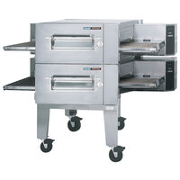 Lincoln Impinger 1600 Series FastBake Low-Profile Double Stacked Electric Conveyor Oven, Right to Left Operation - 44kW, 208V, 3 Phase