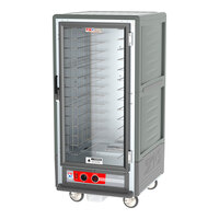 Metro C537-HFC-4-GY C5 3 Series Heated Holding Cabinet with Clear Door - Gray