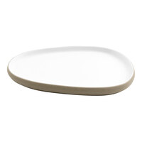 cheforward by GET Hatch 12 3/4" x 8 3/4" Touch of Honey Melamine Platter - 12/Case